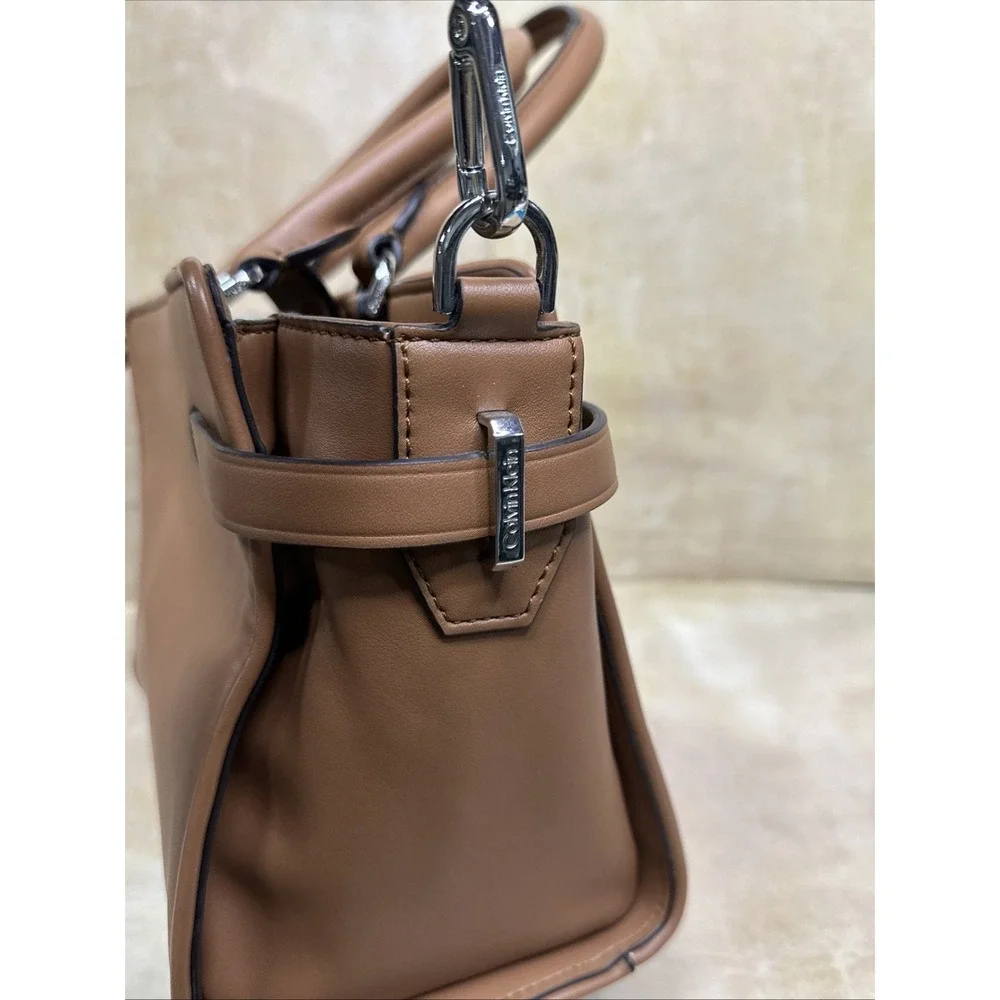 Calvin Klein Jade Tailored‎ Satchel Designer Woman's Handbag WOW!
